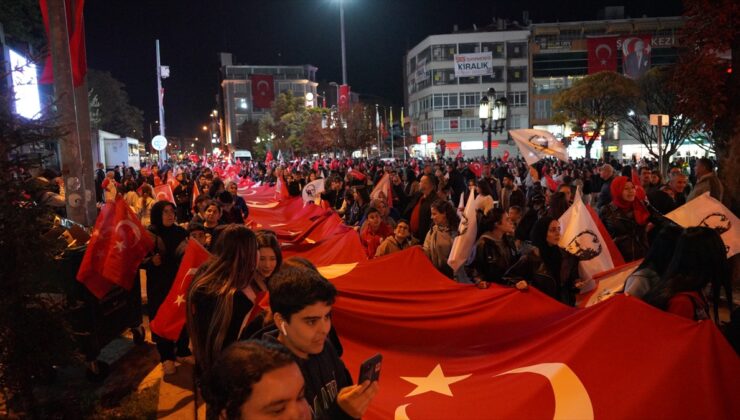 Polatlı’da “Cumhuriyet’e Saygı Yürüyüşü” düzenlendi