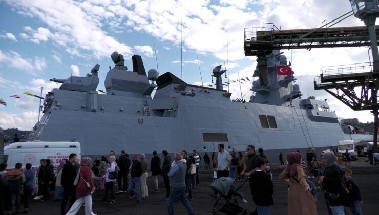 Rize Limanı’nda TCG İstanbul Fırkateyni 29 Ekim’de ziyarete açıldı