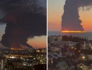 Rusya’nın Soçi kentinde petrol tankeri vuruldu