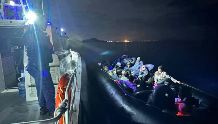 Sahil Güvenlik İzmir’de Aliağa, Foça ve Menderes’te 111 düzensiz göçmen yakaladı