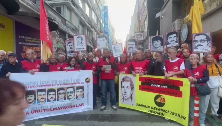 Samsun’da Devrimci 78’liler Derneği, Necdet Adalı’yı idamının 46’ncı yılında andı