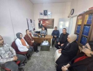Sarıgöl’de Milli Eğitim Müdürü Demirtaş, Çanakçı okullarında öğretmenlerle buluştu