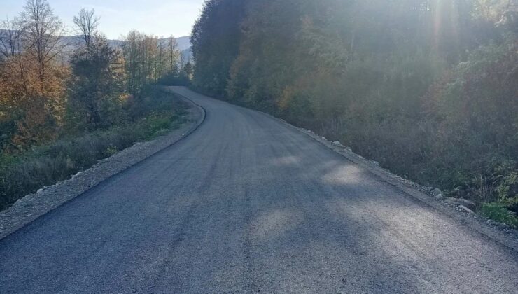 Sinop Ayancık’ta Kuşlarbaşı ile Erikli köyleri arasındaki grup yolu ulaşıma açıldı