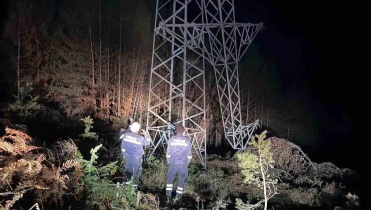 Sinop genelinde fırtına kaynaklı elektrik arızaları YEDAŞ ekiplerince giderildi