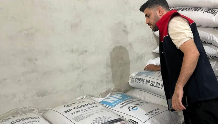 Şırnak Cizre’de gübre bayileri Tarım ve Orman Müdürlüğü ekiplerince denetlendi
