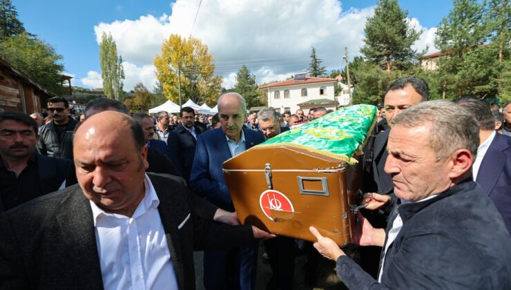 TBMM Başkanı Kurtulmuş, Selahattin Çetiner’i Kızılcahamam’da son yolculuğuna uğurladı