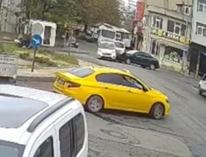 Tekirdağ Çorlu’da otomobil ile hafif ticari araç çarpıştı, 2 yaşındaki kız yaralandı