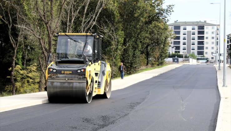 Tekirdağ’da belediyeler yol ve sınav desteğini sürdürüyor, Melisa Sokak asfaltlandı