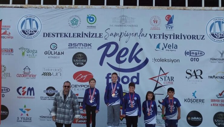 Tekirdağ’da Cumhuriyet Kupası yelken yarışları 41 sporcunun katılımıyla tamamlandı