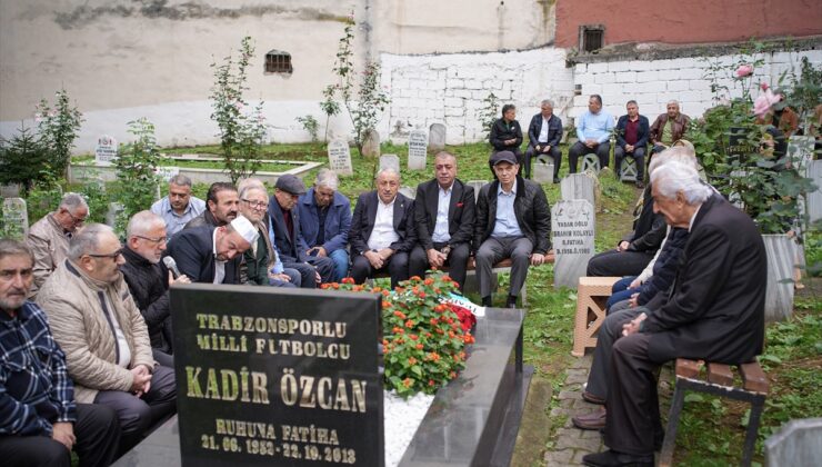 Trabzonspor’un ilk şampiyon kadrosundaki Kadir Özcan, vefatının 13. yılında anıldı
