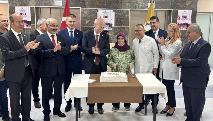 TÜ Tıp Fakültesi Hastanesi 100. kemik iliği naklini törenle kutladı
