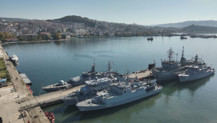 Türk, Bulgar ve Rumen gemileri Karadeniz Ereğli’ye liman ziyareti gerçekleştirdi