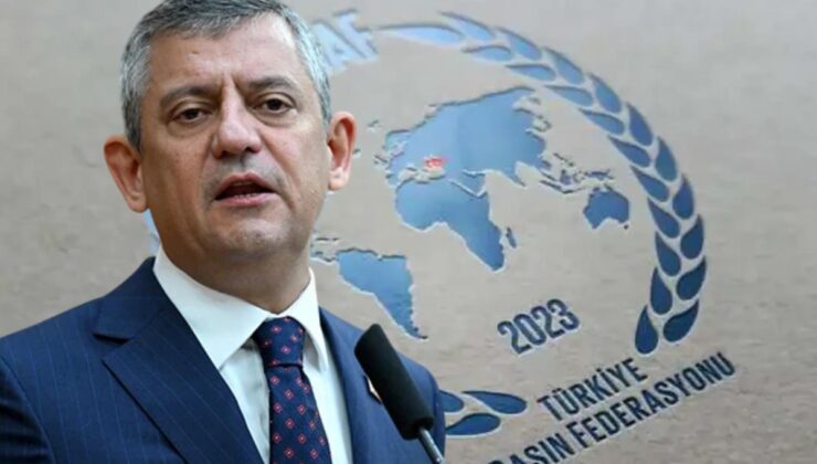 Türkiye Basın Federasyonu’ndan Özgür Özel’e A Haber tepkisi: Özür dilemeye davet ediyoruz