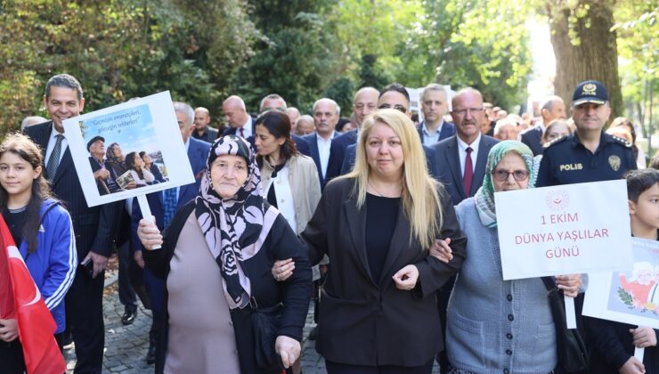 Yaşlılar Günü’nde Edirne, Kırklareli ve Tekirdağ’da yürüyüş düzenlendi