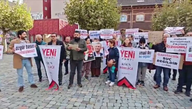 YENİ Parti Köln Birliği, Türkiye’de basın özgürlüğüne yönelik baskıları protesto etti